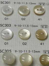 SC303 DAIYA BUTTONS纽扣聚酯纤维仿贝壳 Osaka Plastic Industries（DAIYA BUTTON） 更多图片