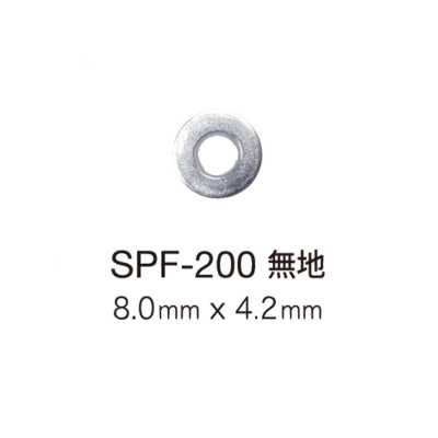 SPF200 平头气眼扣8mm×4.2mm