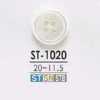 ST1020 高濑贝制 表孔四眼纽扣