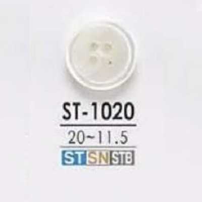 ST1020 高濑贝制 表孔四眼纽扣