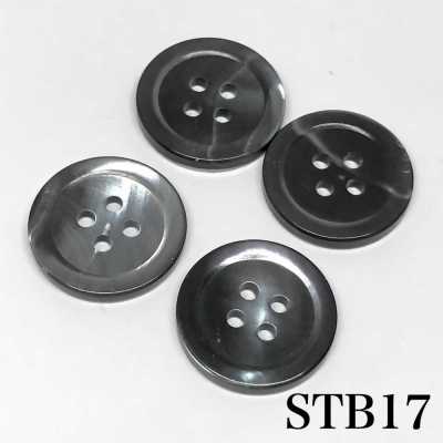 STB17 本贝壳纽扣-烟熏-