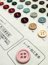 V134 尿素树脂制4纽扣带边框纽扣 DAIYA BUTTON 更多图片