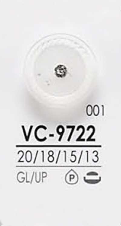 VC9722 染色用 针卷风 水晶石纽扣