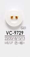 VC9729 染色用 两孔 气眼扣 纽扣