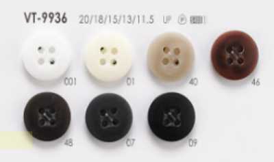 VT9936 聚酯纤维树脂制 表孔四孔纽扣