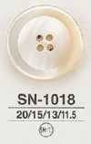 SN1018 高濑贝壳制 表面四孔亮光纽扣
