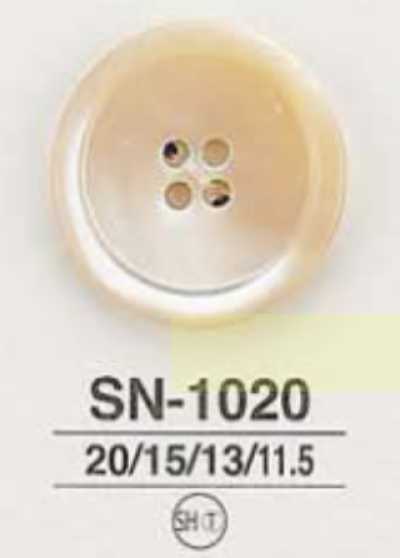SN1020 高濑贝制 正面4孔纽扣