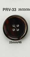 PRV33 平面仿水牛纽扣