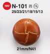 N101 夹克·西装用仿皮纽扣