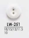 LW251 用于衬衫、Polo衫等轻便服装的染色用纽扣