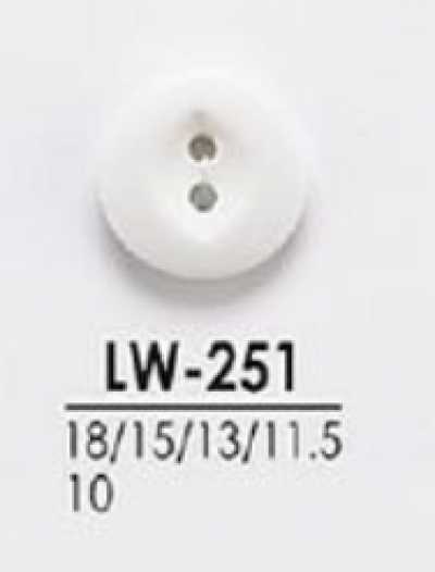 LW251 用于衬衫、Polo衫等轻便服装的染色用纽扣