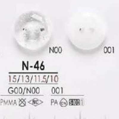 N46 尼龙树脂制 表面两孔纽扣