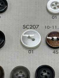 SC207 DAIYA BUTTONS 防震超耐用""系列仿贝壳聚酯纤维纽扣" Osaka Plastic Industries（DAIYA BUTTON） 更多图片