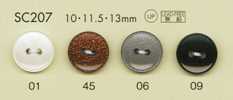 SC207 DAIYA BUTTONS 耐冲击HYPER DURABLE系列 仿贝壳聚酯纤维纽扣