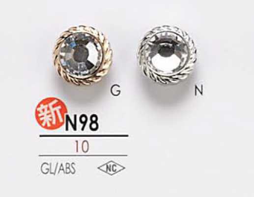 N98 水晶石纽扣