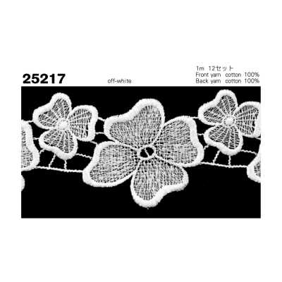 25217 窄幅化学蕾丝