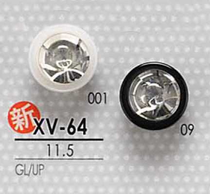 XV64 染色用水晶石纽扣