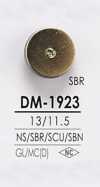 DM1923 粉色卷曲风格水晶石纽扣