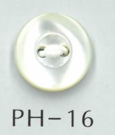 PH16 2孔有边贝壳纽扣