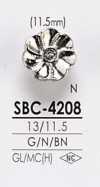 SBC4208 花朵图形元素金属纽扣