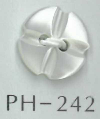 PH242 2孔花形贝壳纽扣