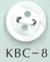 KBC-8 BIANCO SHELL 4孔中心空心贝壳纽扣