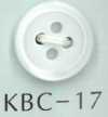 KBC-17 BIANCO SHELL 4孔17贝壳纽扣