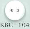 KBC-104 BIANCO SHELL 2 孔扁平贝壳纽扣