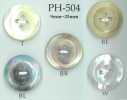 PH504 4孔宽贝壳纽扣