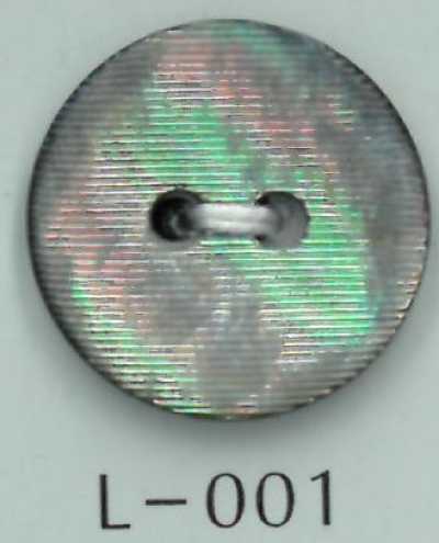 L-001 2孔尖线贝壳纽扣