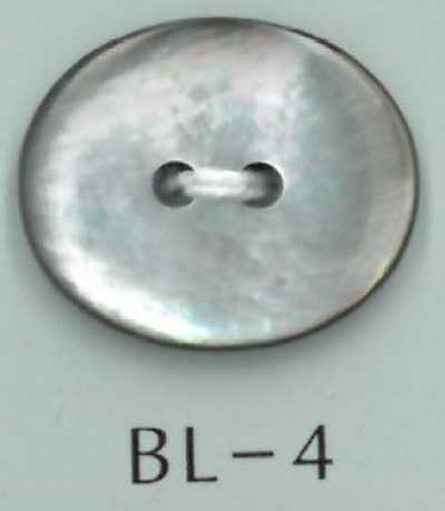BL-4 2孔椭圆贝壳纽扣