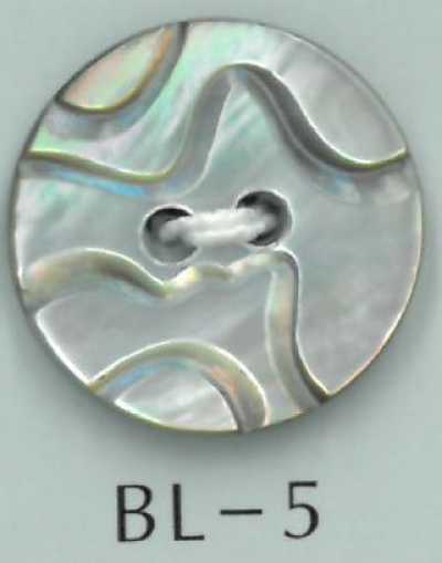 BL-5 2孔曲线刻印贝壳纽扣