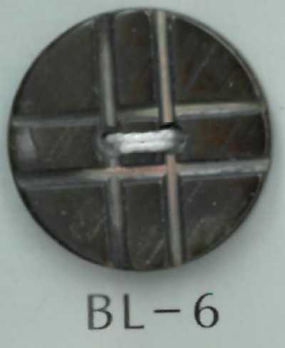 BL-6 2孔十字贝壳纽扣