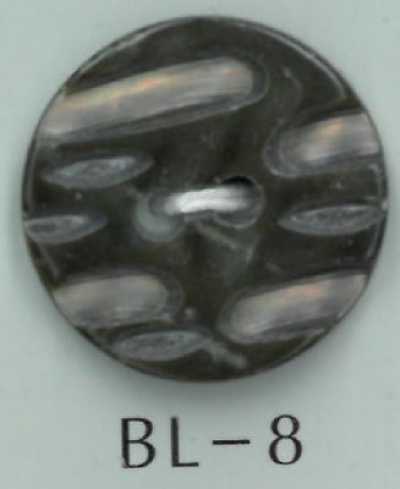 BL-8 2孔随机图案贝壳纽扣