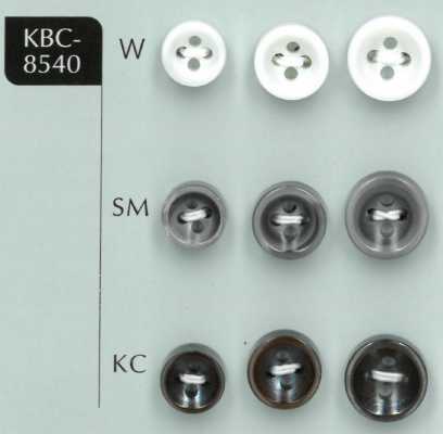 KBC-8540 4孔4毫米厚凹面贝壳纽扣