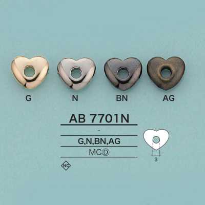 AB7701N 心形绳帽（电镀加工）