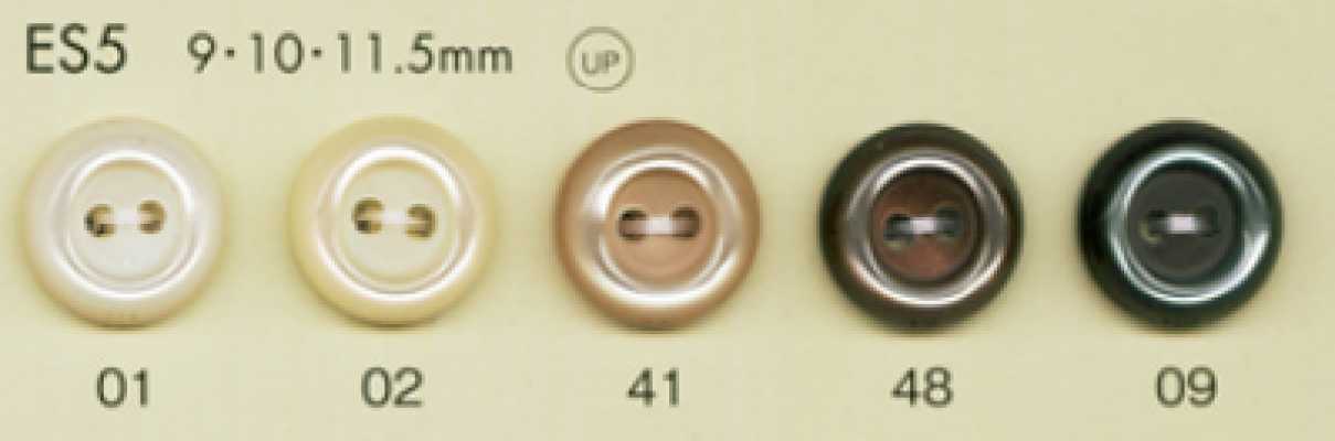 ES5 DAIYA BUTTONS 仿贝壳聚酯纤维纽扣