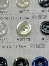 HDT173 DAIYA BUTTONS 防震超耐用""系列仿贝壳聚酯纤维纽扣" Osaka Plastic Industries（DAIYA BUTTON） 更多图片