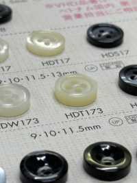 HDT173 DAIYA BUTTONS 防震超耐用""系列仿贝壳聚酯纤维纽扣" Osaka Plastic Industries（DAIYA BUTTON） 更多图片