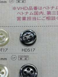 HDS17 DAIYA BUTTONS 防震超耐用""系列仿贝壳聚酯纤维纽扣" 大阪纽扣（DAIYA BUTTON） 更多图片