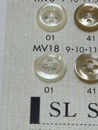 MV18 DAIYA BUTTONS纽扣聚酯纤维仿贝壳 Osaka Plastic Industries（DAIYA BUTTON） 更多图片