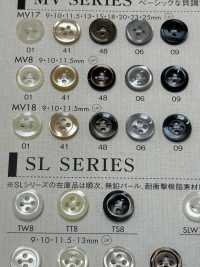 MV18 DAIYA BUTTONS纽扣聚酯纤维仿贝壳 Osaka Plastic Industries（DAIYA BUTTON） 更多图片