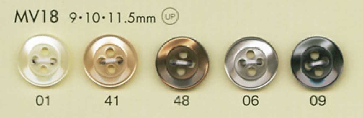 MV18 DAIYA BUTTONS 仿贝壳聚酯纤维纽扣