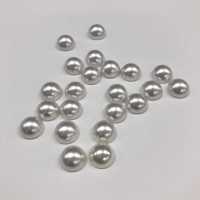 AZP6011 珍珠式珠子（半圆）[杂货等] 爱丽丝纽扣 更多图片
