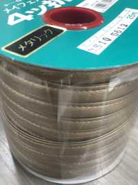 メイフェア(芯入り4ツ折ループ) 梅菲尔带（4折环带芯）[缎带/丝带带绳子] Asahi Bias（渡边织物工业） 更多图片