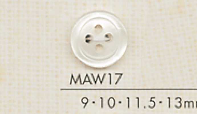 MAW17 DAIYA BUTTONS 仿贝壳聚酯纤维纽扣