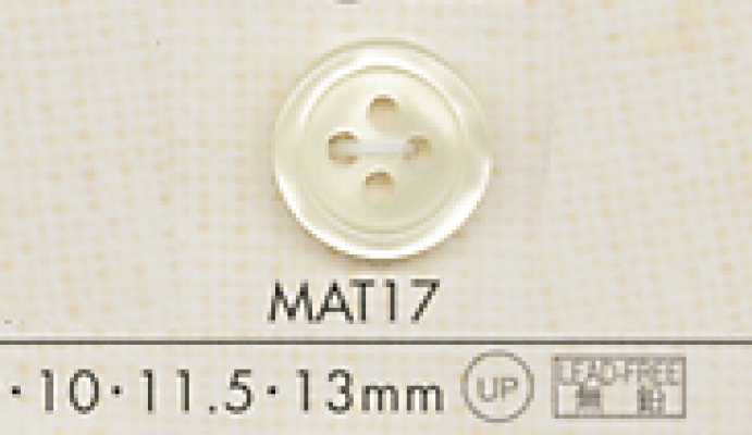MAT17 DAIYA BUTTONS 仿贝壳聚酯纤维纽扣