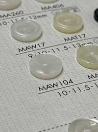 MAW104 DAIYA BUTTONS纽扣聚酯纤维仿贝壳 Osaka Plastic Industries（DAIYA BUTTON） 更多图片