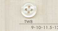 TW8 DAIYA BUTTONS 仿贝壳聚酯纤维纽扣