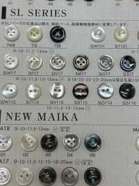 SLW110 DAIYA BUTTONS纽扣聚酯纤维仿贝壳 Osaka Plastic Industries（DAIYA BUTTON） 更多图片